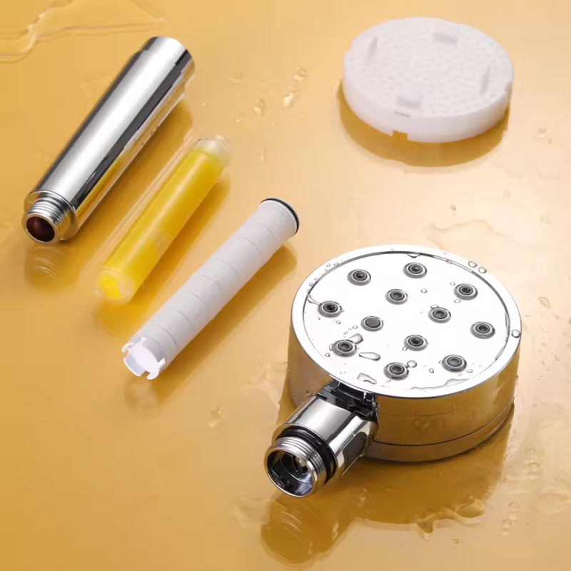 Modern Bathroom Lizhen Propeller Driven Handheld Shower Head High Pressure Water Saving