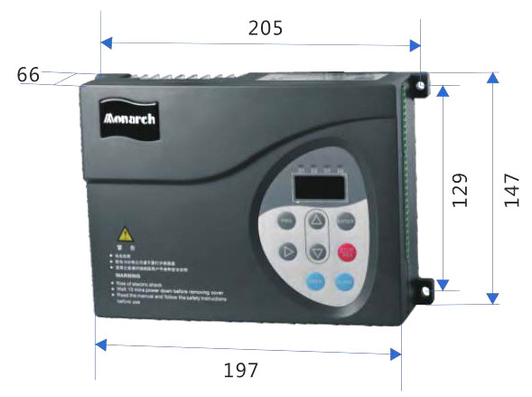 Elevator Door Controller Control Cabinet with Single-phase 220V 0.5 ~ 1.5kVA Power and 2.7 ~ 8.2A Input Current