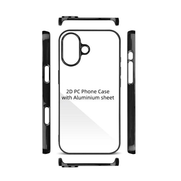 Sublimation Mobile Cover For Iphone 16 Pro Custom Printing 2D PC Blank Sublimation Phone Cases