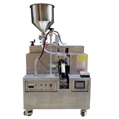 Manually Plastic Toothpaste Tube Packing Cutting Machine 60PCS/Min