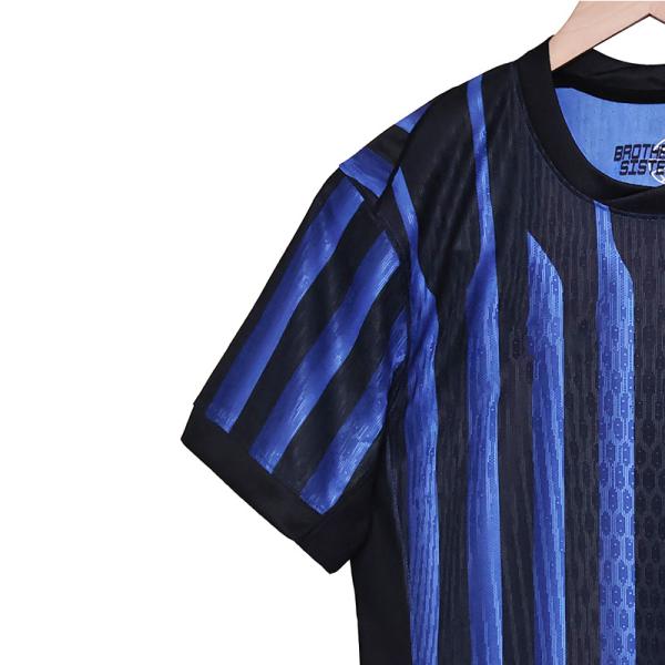Inter Milan Saison 2025-2026 Joueur de football à domicile Maillots de l'équipe Personnalisation étirable