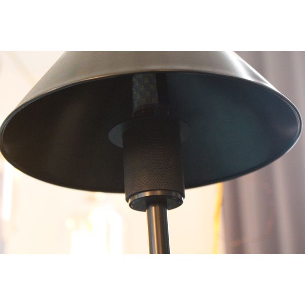 Modern Copper Body LED Table Lamp with E14 Bulb Base for Bedroom and Living Room