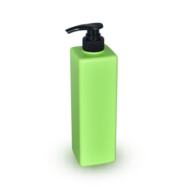 Empty 800ml Square Shampoo Pump Bottle With Silk Screen Printing