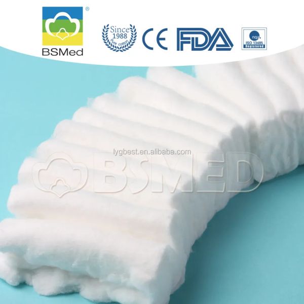 Soft Lint‑Free Zig‑Zag Folded Medical Cotton Wool Sterile & Non‑Sterile Option Custom Weight & Packing