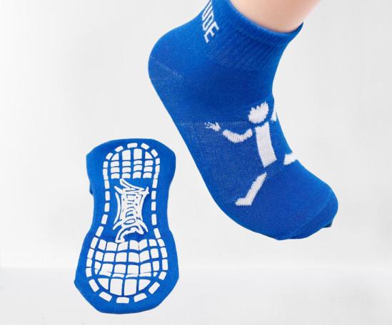 Sports altitude trampoline grip socks non slip bounce jump socks for kids and adults