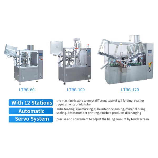 75% Alcohol Antibacterial Hand Sanitizer Gel Tube Filling Machine