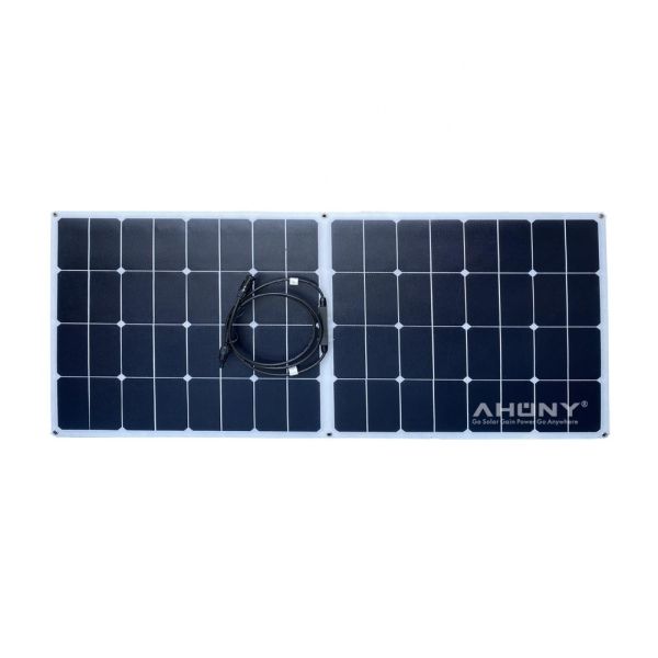 Paneles solares semiflexibles para veleros 120w Paneles solares mono medio cortado