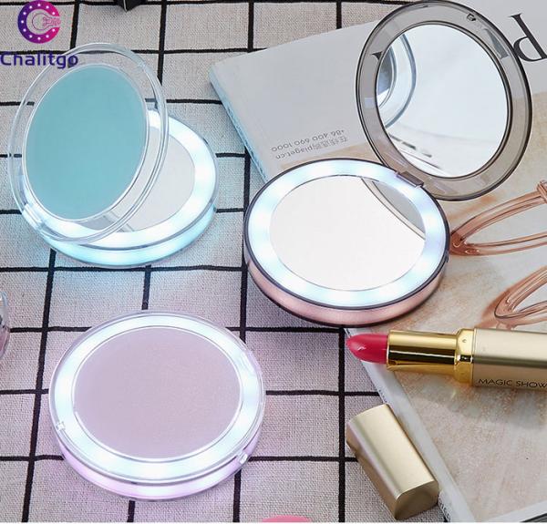 Touch Sensitive Makeup Vanity With Lights , Makeup Dresser Lights USB Rechargeable