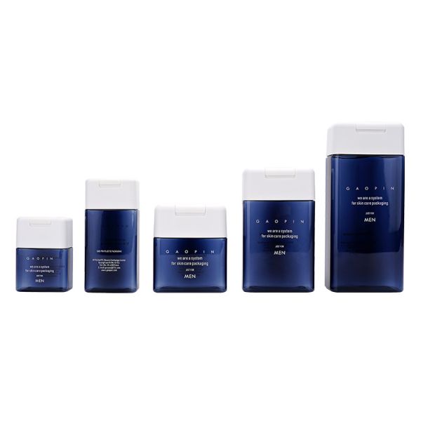 Square Design PETG Plastic Shampoo Bottles with Flip Cap and Customizable Color for Body Wash and Shower Gel