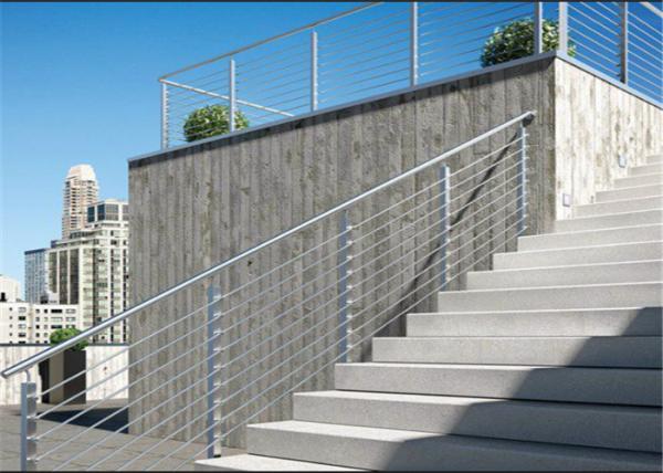 Outdoor Stainless Steel Railing Balustrade Fencing For Contractor / Builder