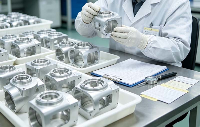 Custom  CNC Milled 6061 T6 Aluminum Alloy Hollow Housing with Uniform Matte Silver Finish