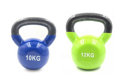 Competition Vinyl Painted Cast Iron Kettlebell Lifting Weights Fitness Equipment