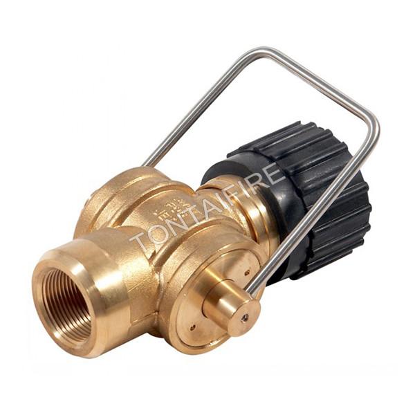 Storz 3 position fog nozzles in brass material for hydrant system