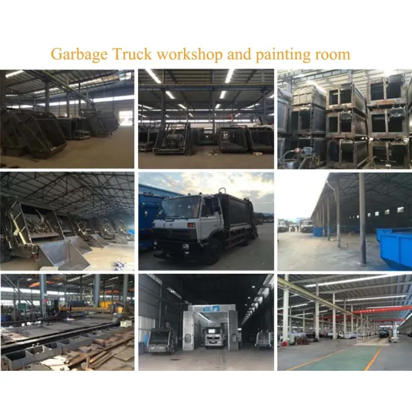 10cbm Dongfeng Refuse Rubbish Collection Truck Swing Arm Garbage Container Truck