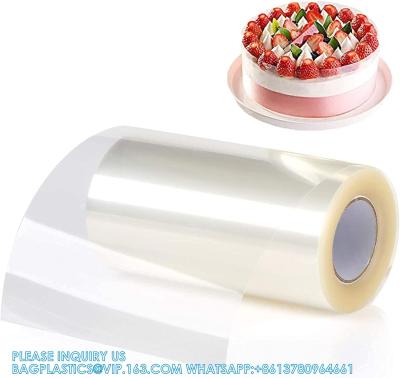 Cake Collars Acetate Rolls Clear Cake Strips Transparent Mousse Cake Collar Acetate Sheet For Baking, Surrounding Edge