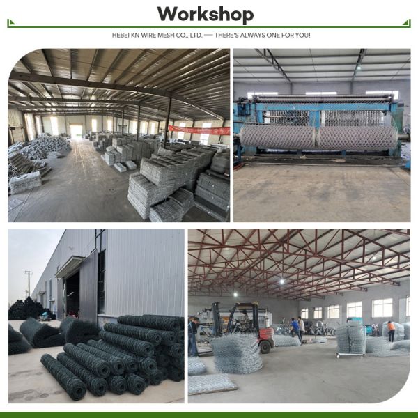 Hot Dipped Galvanized Gabion Mesh Retaining Wall Made from Galvanized Wire Designed to Provide Retaining Solutions for Construction Projects