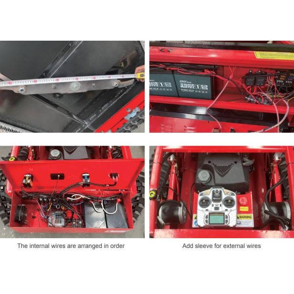 CE EPA газонокосилки Crawler 2000m2/H электрический автоматический одобрил HT850