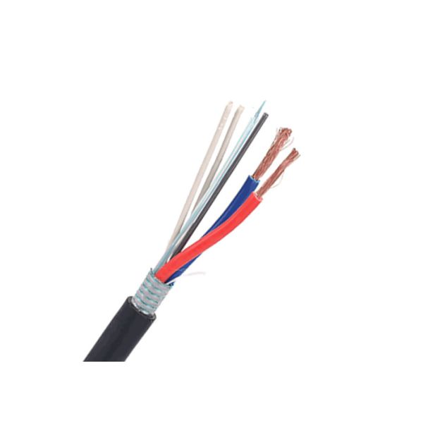 Высокоскоростной кабель стекловолокна передачи 10.2mm гибридный, силовой кабель 8 ядров гибридный