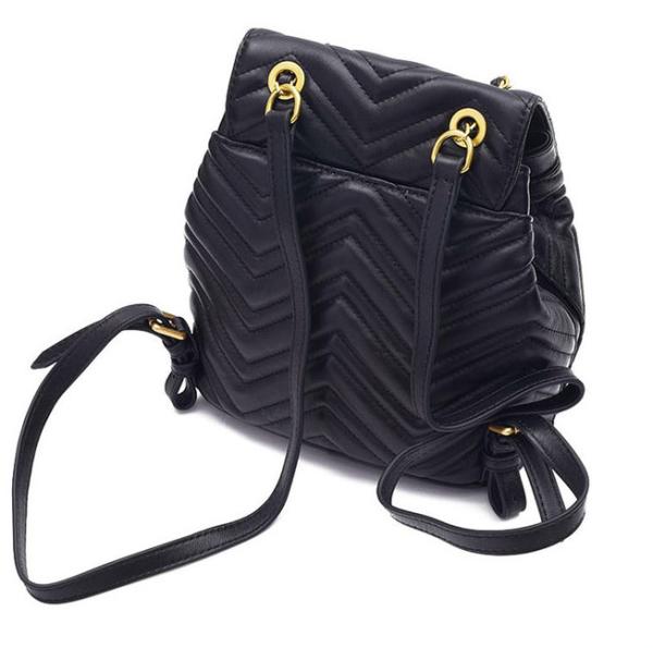 Water Ripple Ladies Waterproof Backpack With Handles On Top 24cm 16cm