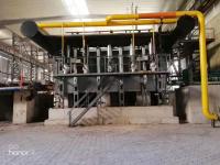 horno de inducción continuo de fusión de aluminio del horno del haz que camina 1100C