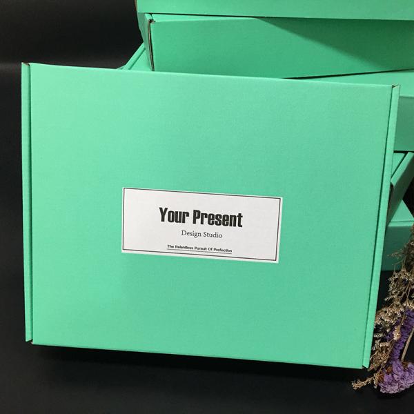 Biodegradable Cosmetic Packaging Box Small Corrugated Gift Mailer Boxes With Custom Logo
