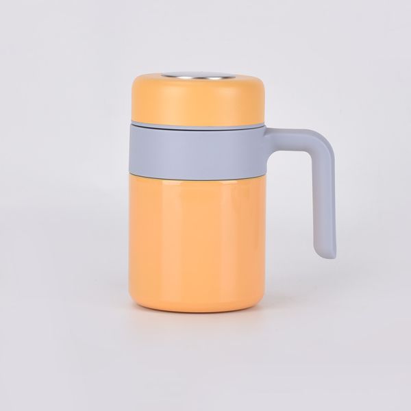 500ml Capacity Stainless Steel 316 Handle Cups Tea Mugs With Tea Strainer Custom Logo