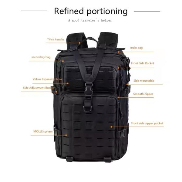 Mochila Multifuntcional De Grande Capacidade Para O Exterior Para Homens Caminhadas De Montanha Esportes Viagens Camping Mochila Táctica Mochila de Ataque