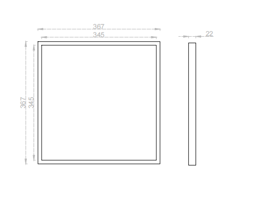 19.2 дюймовый TFT-LCD 450 нитов Квадратный дисплей 1900*1900 Высокий контраст