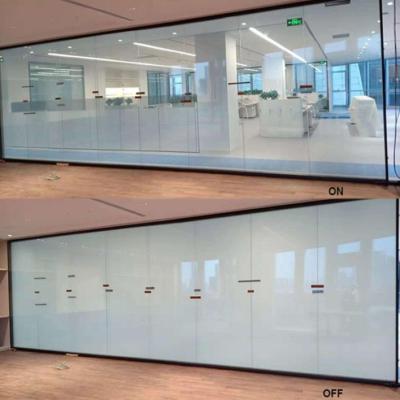Dynamic Design PDLC Smart Glass WiFi Control Large Size Conference Room Automatic Dimming Glass / PDLC Switchable Smart Glass