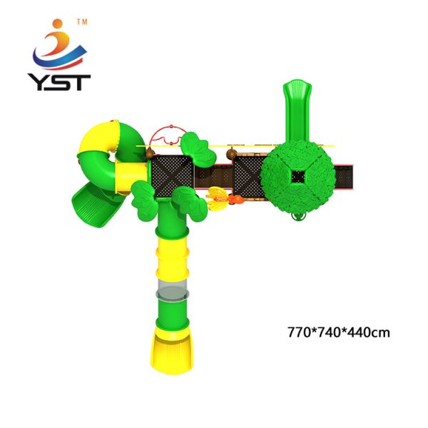 Животные дети детей темы играют спортивную площадку оборудования на открытом воздухе для двора