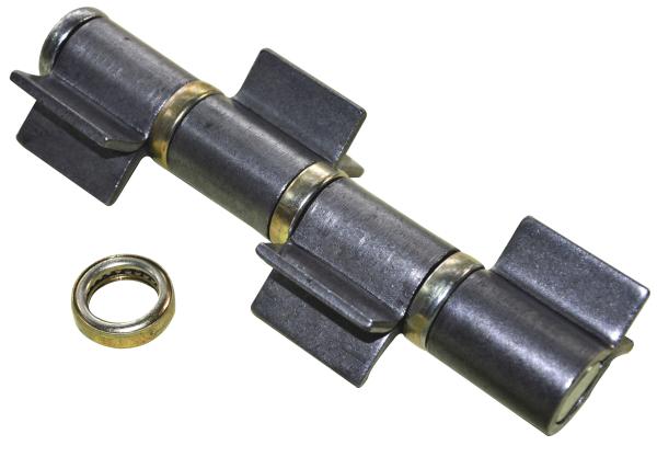 Welding hinge heavy duty H601B, with ball bearing, Finishing: self color or zinc plating, material: steel