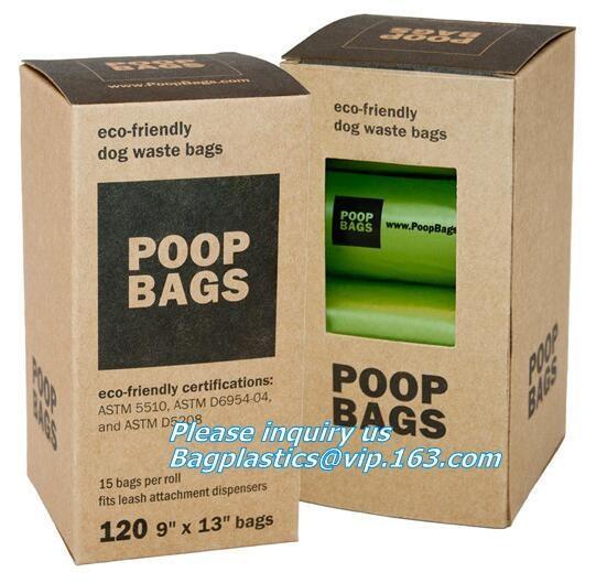 Plant-Based Dog Waste Bag | Home Compostable | Dispenser Refill Rolls | Unscented Leak Proof Poo Bags Eco Friendly bio