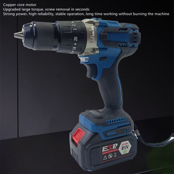 Индустриальный класс 13 мм Бесчещевой электрический буровой инструмент для шлифования и полировки