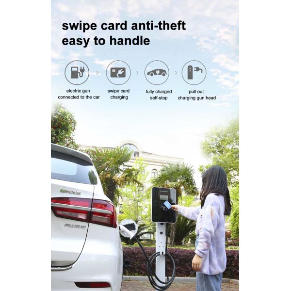 CE IP55 Car EV Charger Home 22KW Electric Car Charger 50kPa-110kPa