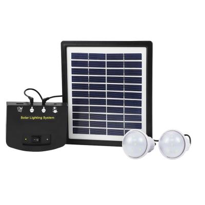 bateria solar portátil das luzes 2600mAh fora do conjunto completo das energias solares do sistema solar da casa da grade
