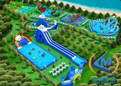 Large Inflatable Water Castle Water Park PVC Inflatable Water Playground