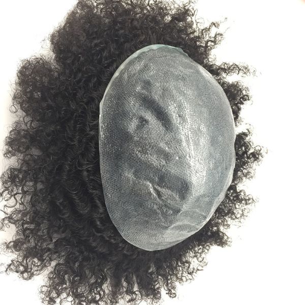 Upgrade Your Appearance with Our 100% Human Hair Men's Short Hair Toupee Lace PU Base