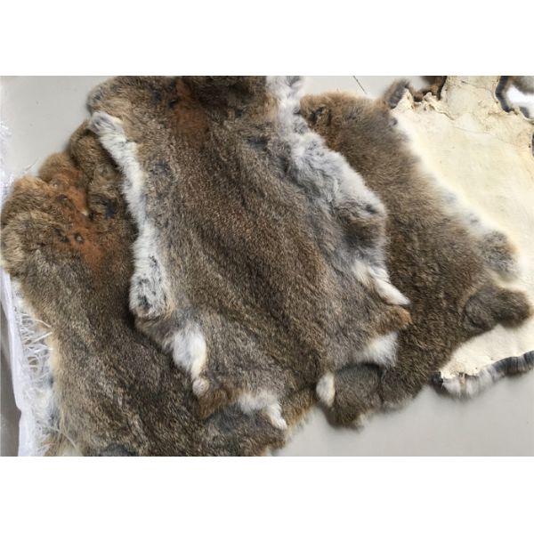 la piel teñida lisa del conejo de los 30*40cm lanza cómodo caliente para la ropa del invierno