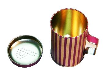 Tinplate Pantone Color Portable Condiment Bottle With Hole