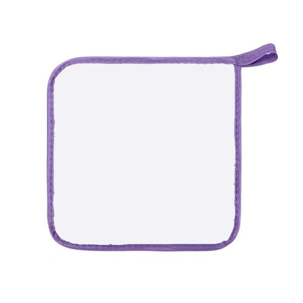 Custom Colorful Sublimation Blank Printable Polyester Pot Holder Waterproof Heat Resistant Dishwasher Safe