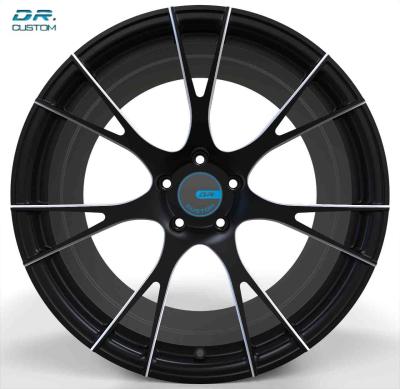 SAE Super Monoblock Light Wheel PCD preto Hyper 5-139.7 18 polegadas