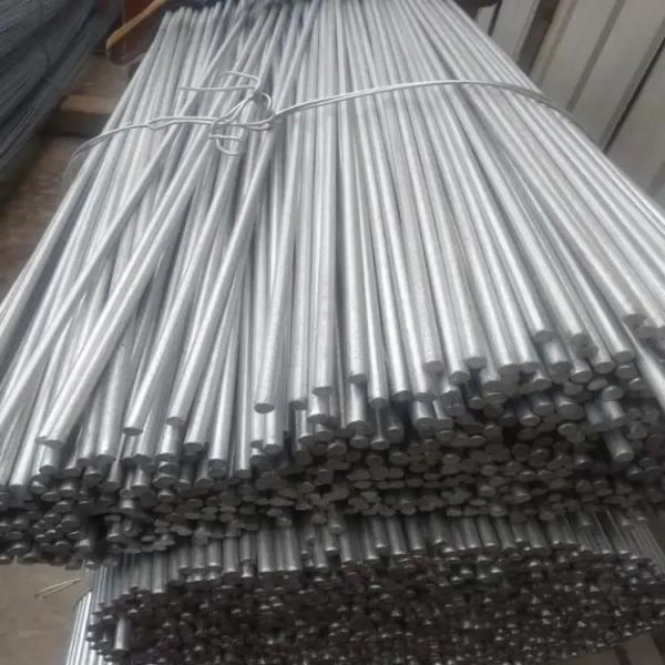 ASTM Galvanized Steel Products 8mm 12mm Galvanized Round Bar DX51D Decoiling