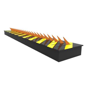 6m Length 2s Operation A3 Steel Tyre Killer Spike Barrier for High-Security Vehicle Control