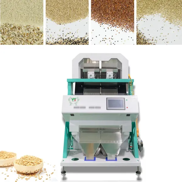Food Processing Machinery Grian Color Sorter Rice Rye Niblet Color Sorting Machine With CE