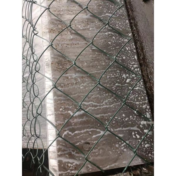 Pvc звена цепи утюга размера 1.5mm отверстия 10x10cm гальванизированный загородкой покрыл