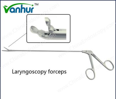 Aceitação de OEM 45° para cima de aço inoxidável 230mm Forças de laringoscopia com material