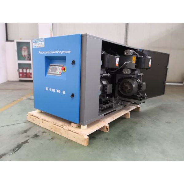 8 Bar Worm Drive Air Compressor / Customized Oil Less Mini Air Compressor
