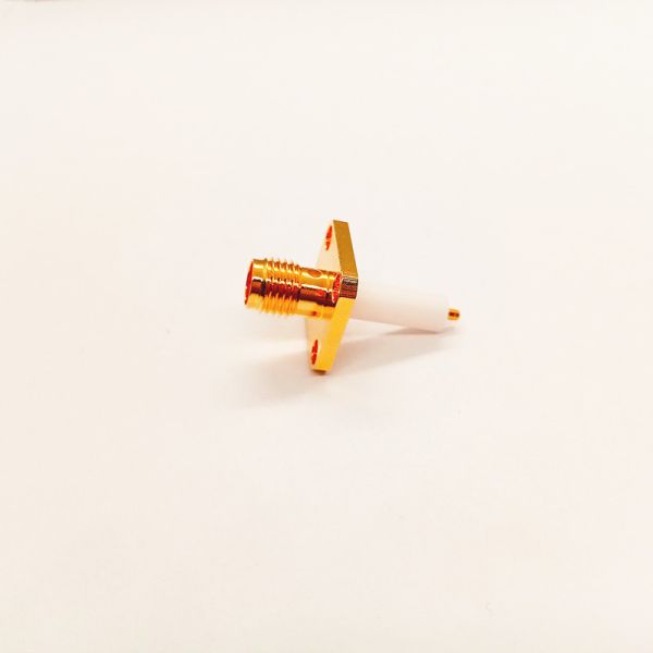 50Ω SMA Crimp Connector with Gold-plated Brass for DC-6GHz RF Coaxial Applications