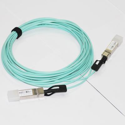 Fiber Optical 40g Qsfp+ Break Out Cord Aoc Lszh Jacket Multimode Om2