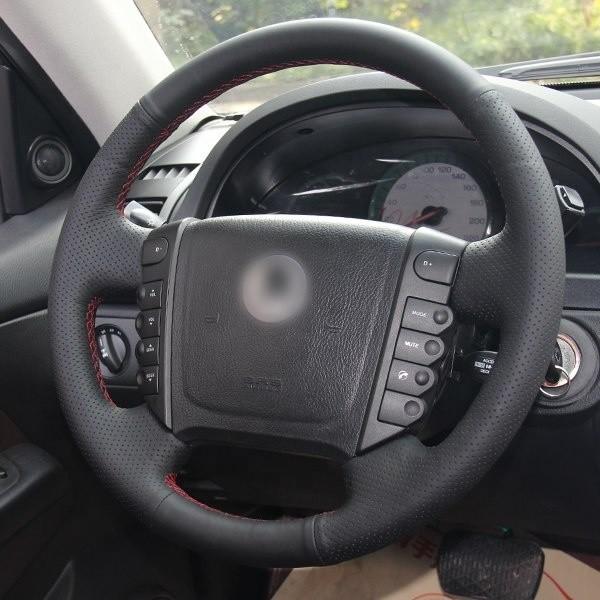 Perfectly Fit Luxury Car Interior Accessories for Ssangyong Rexton W Red Thread Color
